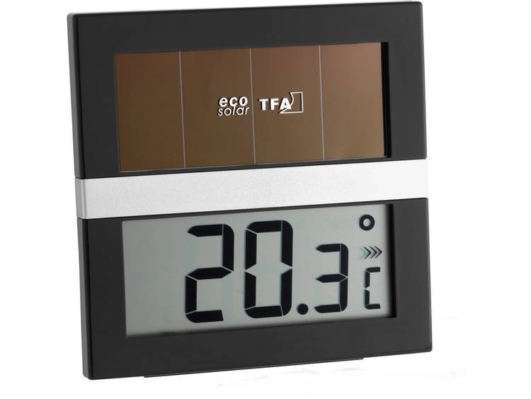 TFA 'Eco Solar' digitale thermometer op zonne-energie