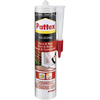 Pattex Silicone voor huis en bouw PFHBS Kleur (specifiek) Zwart 300 ml         