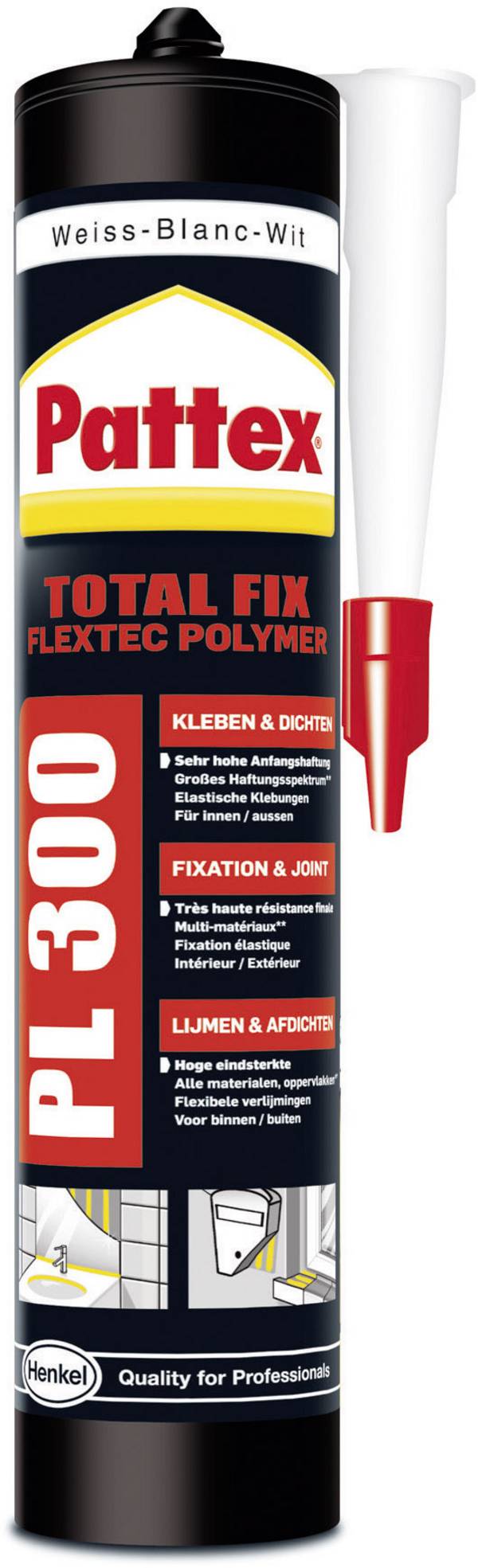 Pattex Flextec Polymer Montagelijm Kleur (specifiek): Wit 410 g