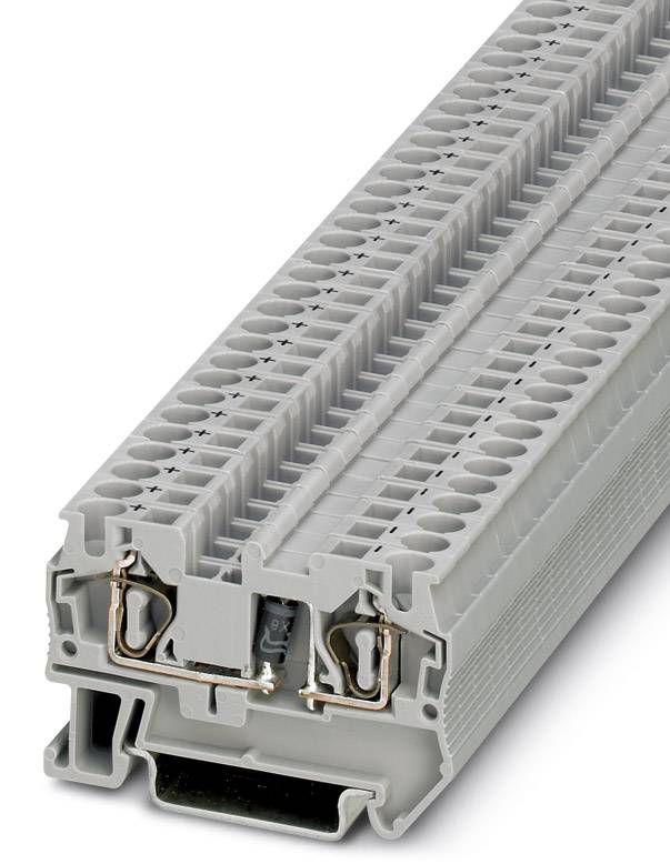 Phoenix Contact ST 4-DIO 1N 5408/L-R 3035234 Morsetto componibile Numero Poli (num): 2 0.08 mm² 4 mm² Grigio 50 pz.