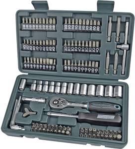 Conrad Brüder Mannesmann M29166 Dopsleutelset Metrisch 1/4" (6.3 mm) 130-delig aanbieding