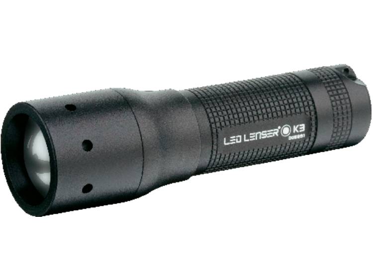 LED Lenser K3 LED Mini zaklamp Werkt op batterijen 15 lm 34 g Zwart