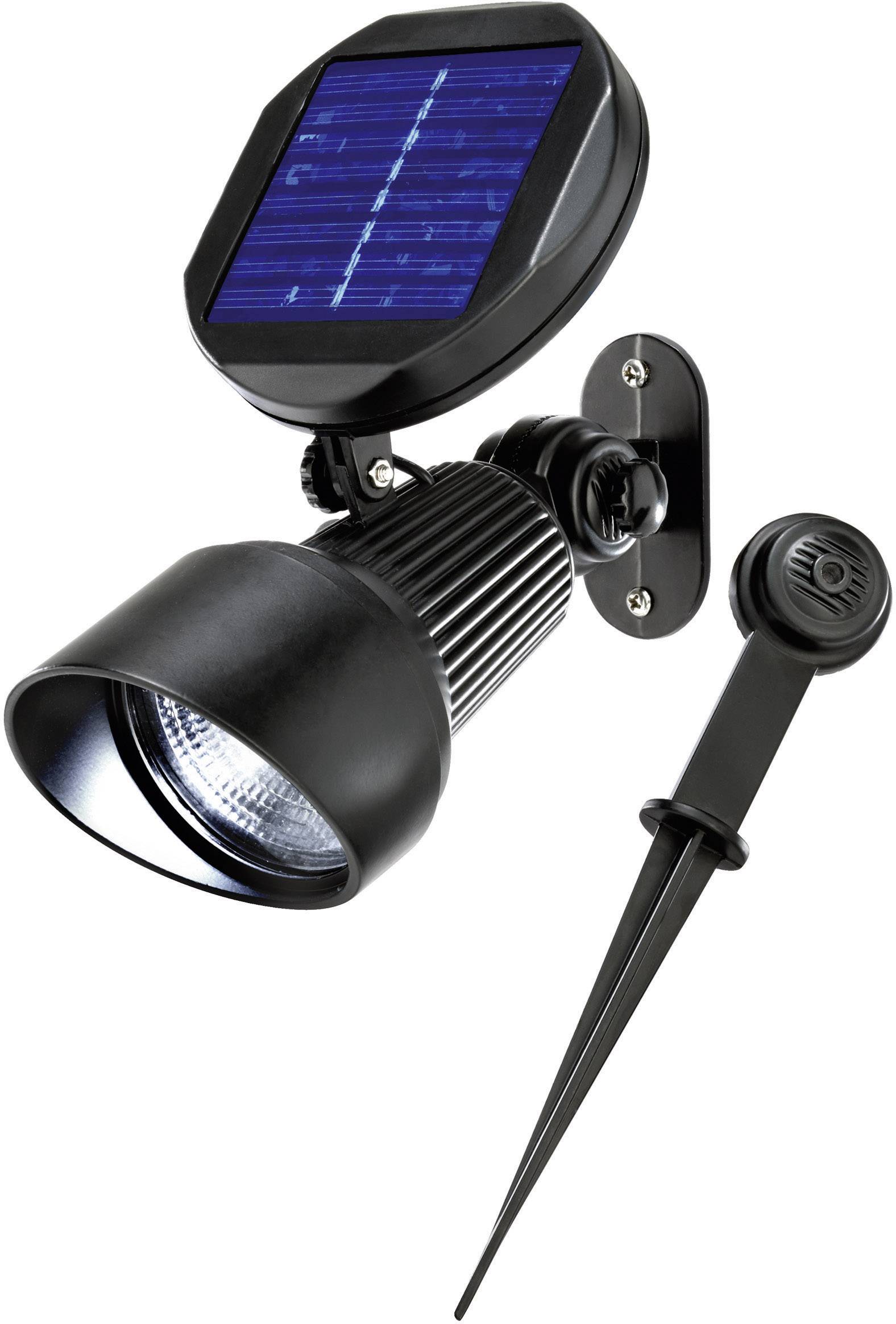 Esotec Spotlight Solar tuinschijnwerper 102138 LED Zwart Conrad.be