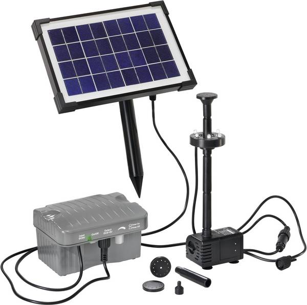 Esotec 101775 Palermo LED Pompset op zonne-energie Met verlichting, Met accu-opslag