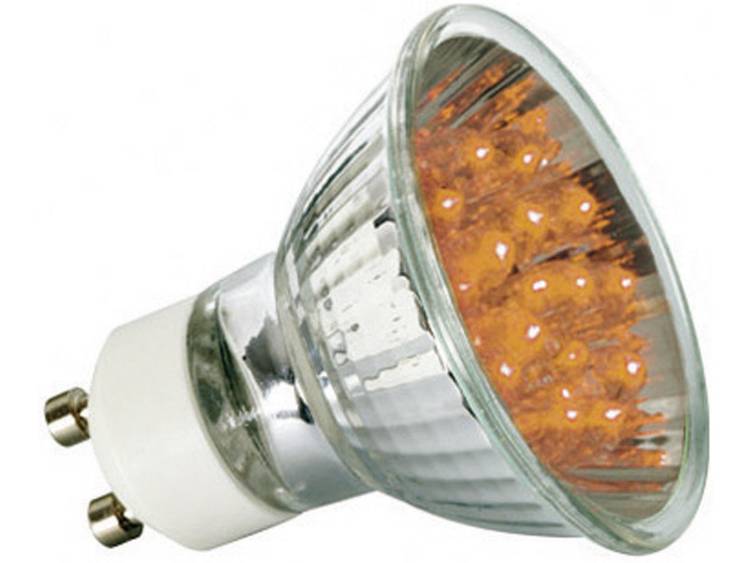GU10-led-reflectorlamp van 1W, oranje