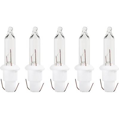 Konstsmide 2642-052 Reserve lampjes voor lichtketting  5 stuk(s) Witte steekfitting 1,5 V Helder