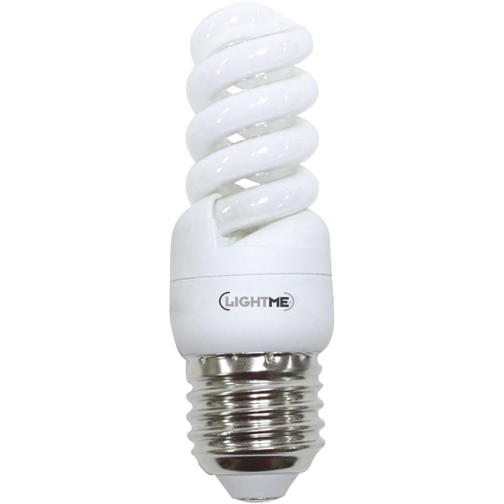 LightMe Spaarlamp Energielabel: G (A - G) E27 93 mm 230 V 8 W Warmwit Spiraal 1 stuk(s)