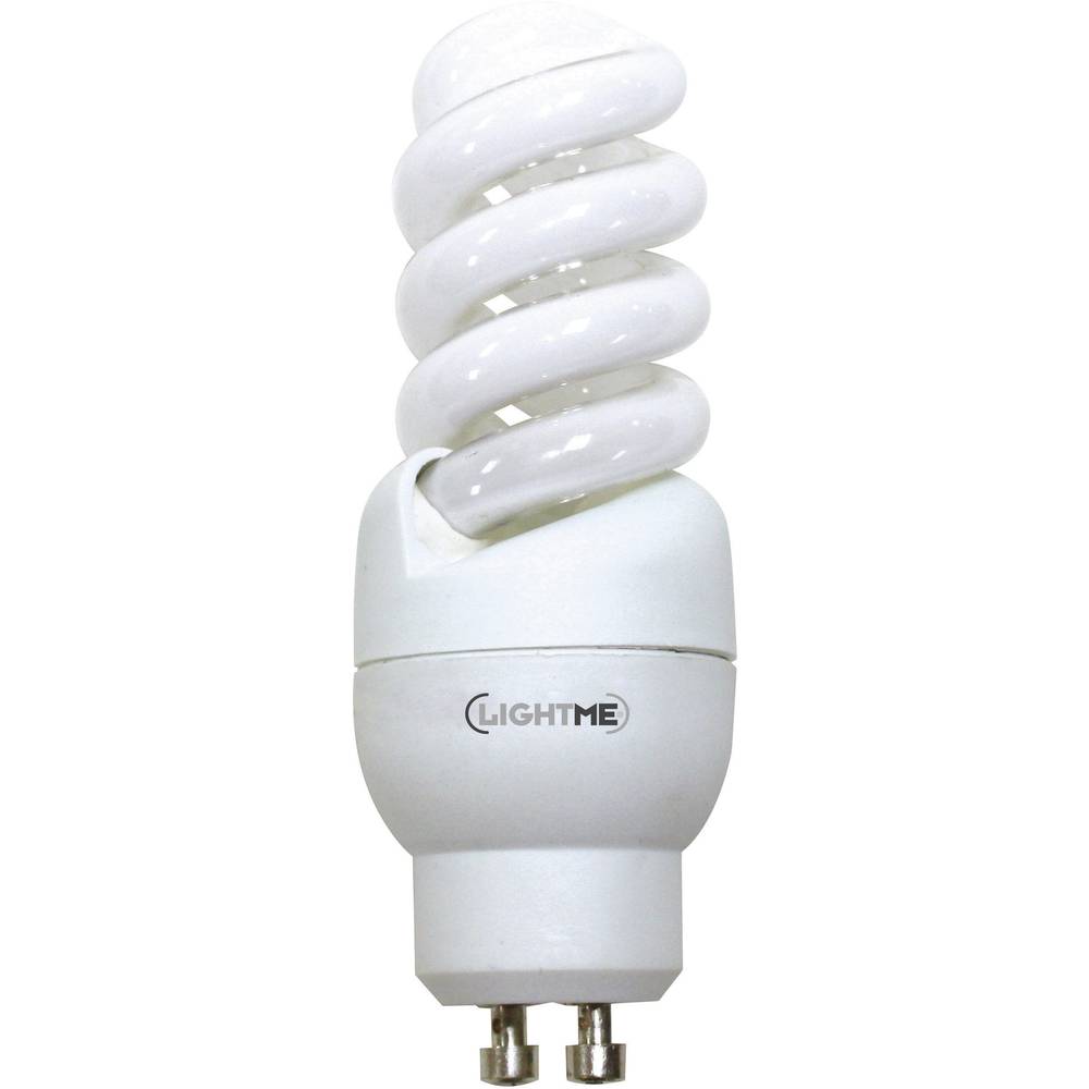 LightMe Spaarlamp Energielabel: G (A - G) GU10 93 mm 230 V 8 W = 44 W Warmwit Spiraal 1 stuk(s)