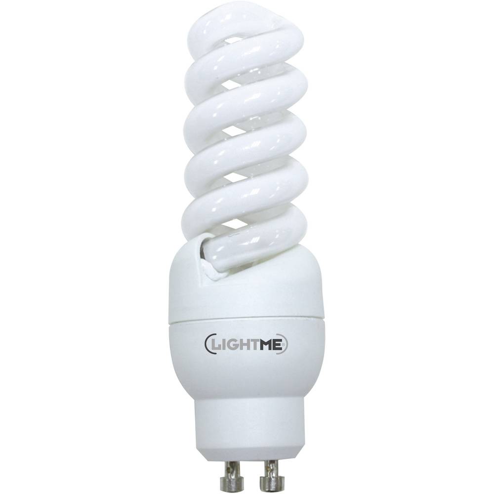 LightMe Spaarlamp Energielabel: G (A - G) GU10 101 mm 230 V 9.5 W = 51 W Warmwit Spiraal 1 stuk(s)