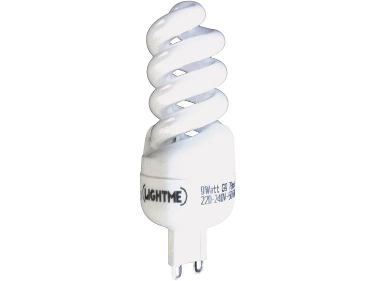 LightMe Spaarlamp 92 mm 230 V G9 9 W Warmwit Energielabel: A Spiraal Inhoud: 1 stuks