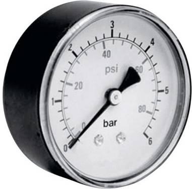 ICH Manometer 306.63.-1  Aansluiting (manometer): Achterkant -1 tot 0 bar Schroefdraad (buiten) 1/4" 1 stuk(s)