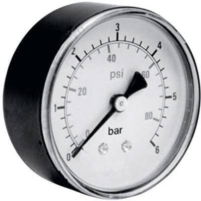 ICH Manometer 306.63.10  Aansluiting (manometer): Achterkant 0 tot 10 bar Schroefdraad (buiten) 1/4" 1 stuk(s)