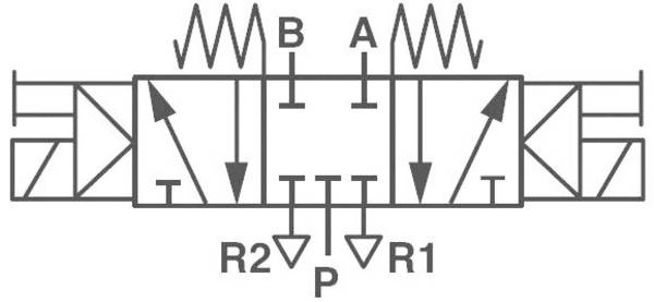 IMI NORGREN Mechanisch bedienbaar pneumatisch ventiel V50A611A-A213A  24 V/DC Materiaal (behuizing) Aluminium Afdichtmateriaal NBR 1 stuk(s)