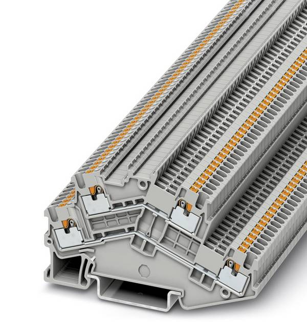 Phoenix Contact 3214657 Klem 2-etages 3.5 mm Snelaansluiting  Grijs 50 stuk(s)