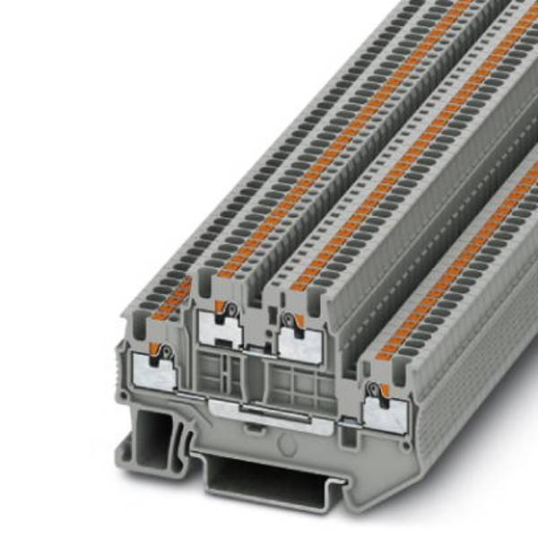 Phoenix Contact 3208511 Klem 2-etages 3.5 mm Snelaansluiting  Grijs 50 stuk(s)
