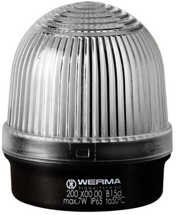 Werma Signaltechnik Signaallamp  200.400.00 200.400.00  Wit Continu licht 12 V/AC, 12 V/DC, 24 V/AC, 24 V/DC, 48 V/AC, 48 V/DC, 110 V/AC, 230 V/AC