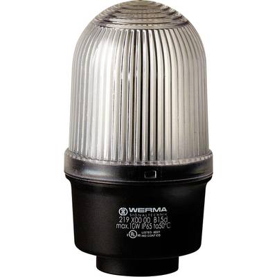 Werma Signaltechnik Signaallamp  219.400.00 219.400.00  Wit Continulicht 12 V/AC, 12 V/DC, 24 V/AC, 24 V/DC, 48 V/AC, 48