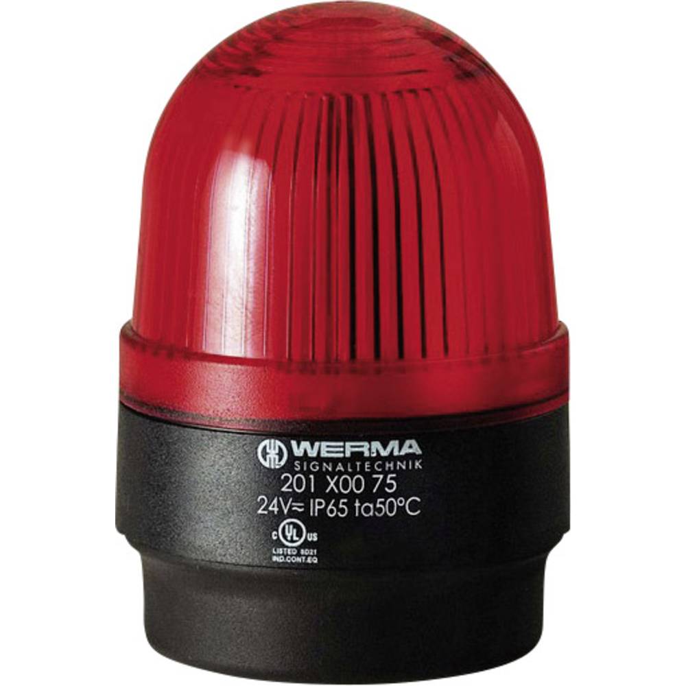 Werma Signaltechnik Signaallamp 202.100.55 202.100.55 Rood Flitslicht 24 V/DC