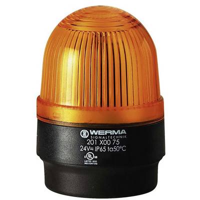 Werma Signaltechnik Signaallamp  WERMA Signaltechnik 202.300.55  Geel Flitslicht 24 V/DC 