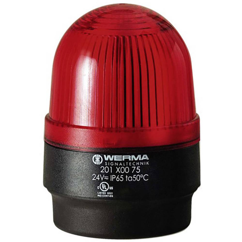 Werma Signaltechnik Signaallamp 202.100.68 202.100.68 Rood Flitslicht 230 V/AC