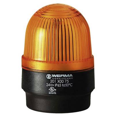 Werma Signaltechnik Signaallamp  WERMA Signaltechnik 202.300.68  Geel Flitslicht 230 V/AC 