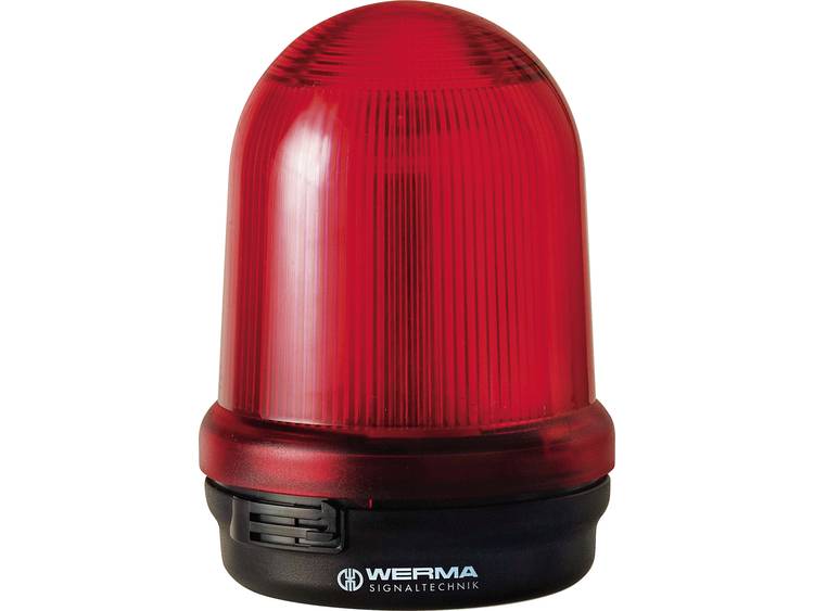 Werma Signaltechnik 828.100.55 Flitslicht 828 24 V-DC Stroomverbruik 300 mA Kleur Rood Veiligheidsty