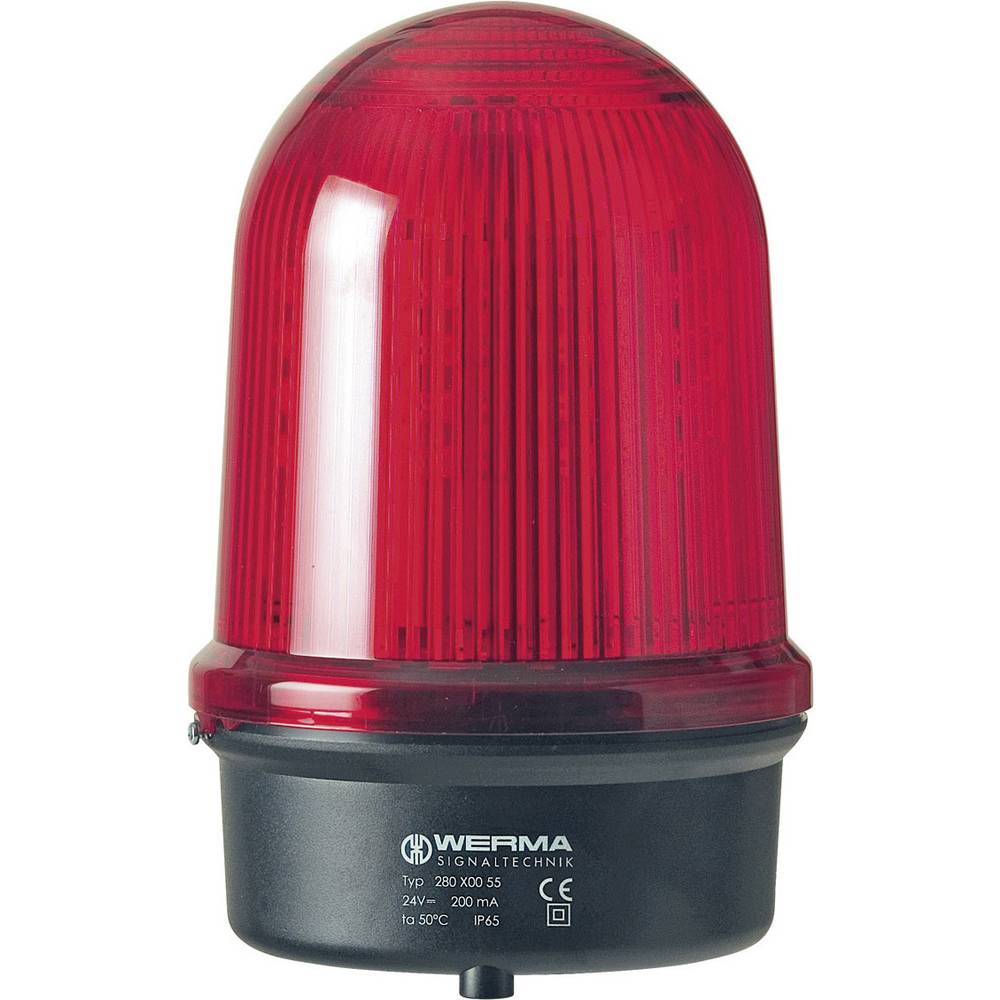 Werma Signaltechnik Signaallamp LED 280.350.60 280.350.60 Geel Flitslicht 230 V/AC
