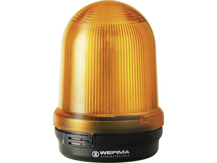 Werma Signaltechnik 280.320.55 LED-zwaailicht 280 24 V-DC Kleur Geel Veiligheidstype IP65
