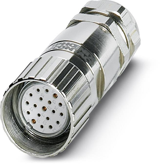 Phoenix Contact 1000042 Sensor/actuator connector, niet geassembleerd M23 Aantal polen (sensoren): 19 Bus, recht 1 stuk(s)