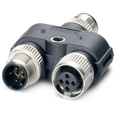 Phoenix Contact 1438079 Sensor/actuator verdeler en adapter M12 Aantal polen: 5 Adapter, Y-vorm  5 stuk(s) 
