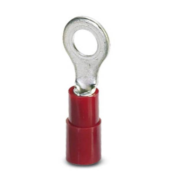 Phoenix Contact 3240020 Ringkabelschoen Dwarsdoorsnede (max.): 1.50 mm² Schachtdiameter: 6.5 mm Deels geïsoleerd Rood 100 stuk(s)