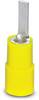 Phoenix Contact 3240533 Stiftkabelschoen Platte uitvoering 4 mm² 6 mm² Deels geïsoleerd Geel 50 stuk(s)