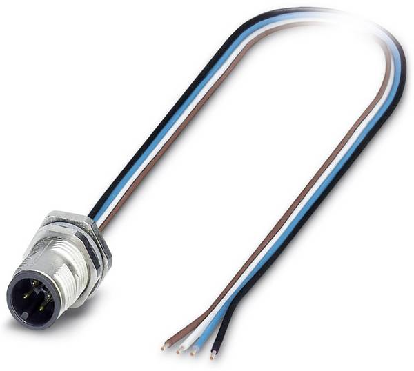 Phoenix Contact 1551875 Sensor/actuator inbouwconnector M12 Aantal polen (sensoren): 4 Stekker, inbouw 0.50 m 1 stuk(s)