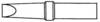 Weller 4ETD-1 Soldeerpunt Platte vorm Grootte soldeerpunt 4.6 mm Lengte soldeerpunt: 34.5 mm Inhoud: 1 stuk(s)