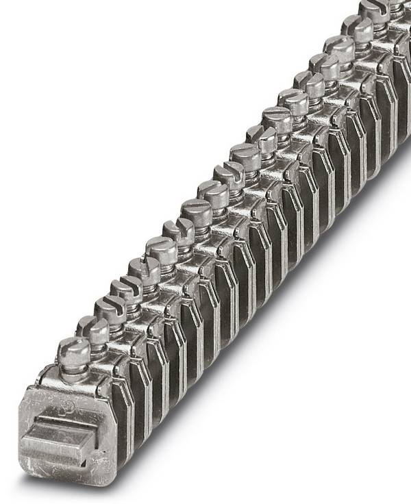 Phoenix Contact 0404017 Aansluitklem 7 mm Schroeven  Zilver 50 stuk(s)