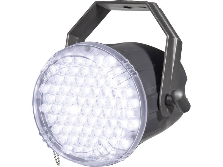 LED-stroboscoop Aantal LED's: 62 LED Techno Strobe 250 EC Wit