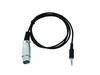 Eurolite DMX-Adapter OUT DMX Adapter [1x Jackplug male 3,5 mm - 1x XLR-bus] 1.00 m
