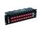 'Eurolite Schakelpaneel BOARD 10-ST' met tien rode schakelaars en aanduidingen CH-1 tot CH-10, voor licht- of podiumtechniek.