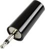 TRU COMPONENTS 1572328 Jackplug 2,5 mm Stekker, recht Aantal polen: 2 Mono Zwart 1 stuk(s)