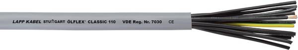 LAPP ÖLFLEX® CLASSIC 110 Stuurstroomkabel 4 G 0.75 mm² Grijs 1119104/1 per meter