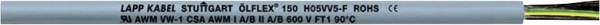 LAPP ÖLFLEX® 150 QUATTRO Stuurstroomkabel 2 x 0.50 mm² Grijs 15002/1 per meter
