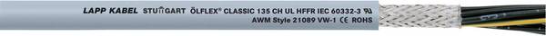 LAPP ÖLFLEX® CLASSIC 135 CH Stuurstroomkabel 12 x 0.75 mm² Grijs 1123248/1000 1000 m