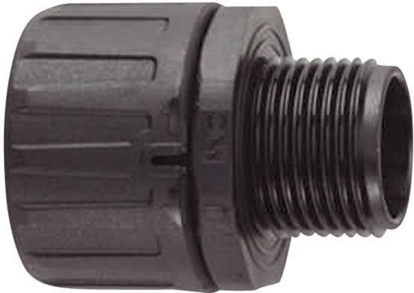 HellermannTyton 166-21004 HG21-S-M20 Slangbevestiging Zwart M20 16.70 mm Recht 1 stuk(s)
