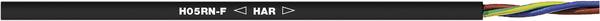 LAPP 1600250/1 Rubberkabel H05RN-F 2 x 0.75 mm² + 2 x 0.75 mm² Zwart per meter