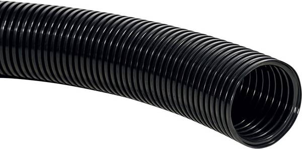 HellermannTyton 166-11900 HG-PP10 Beschermslang (ribbelslang) Zwart  6.30 mm  per meter