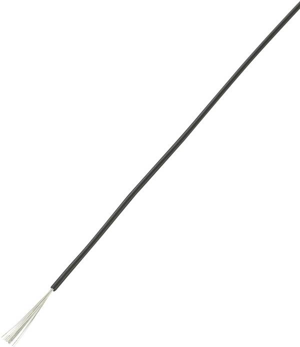 TRU COMPONENTS 1566876 Draad LiY 1 x 0.14 mm² Zwart 25 m