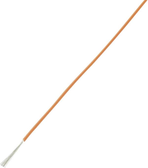 TRU COMPONENTS 1570178 Draad LiY 1 x 0.14 mm² Oranje 100 m