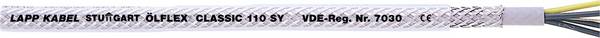 LAPP ÖLFLEX® CLASSIC 110 SY Stuurstroomkabel 3 G 1.5 mm² Grijs, Transparant 1125303/1 per meter