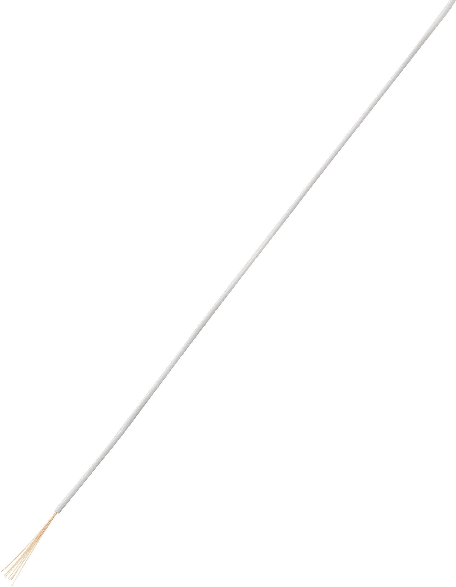 TRU COMPONENTS 1564660 Draad LiFY 1 x 0.25 mm² Wit 100 m