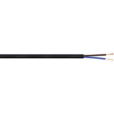 LAPP 49900063-1 Geïsoleerde kabel H03VV-F 2 x 0.75 mm² Zwart per meter
